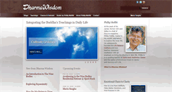 Desktop Screenshot of dharmawisdom.org