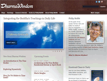 Tablet Screenshot of dharmawisdom.org